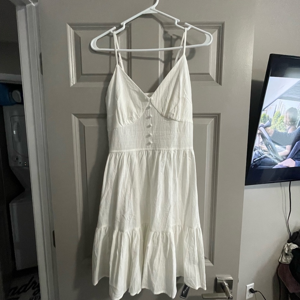 White dress for summer